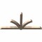 Ekena Millwork Redmond Smooth Timber Gable Bracket, Douglas Fir, 108"W x 54"H x 5 1/2"D x 5 1/2"F, 12/12 Pitch GBW108X54X0606RED00SDF - alternate 4